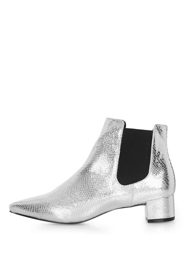 Topshop Silver Boots, £36