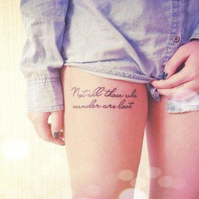 'Not All Those That Wander Are Lost'