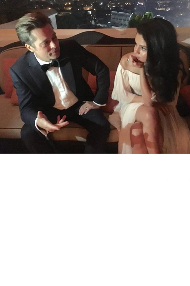 Brad Pitt And Selena Gomez Hang Out, 2016