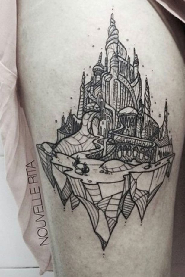 Disney Princess Castle, By @Nouvellerita