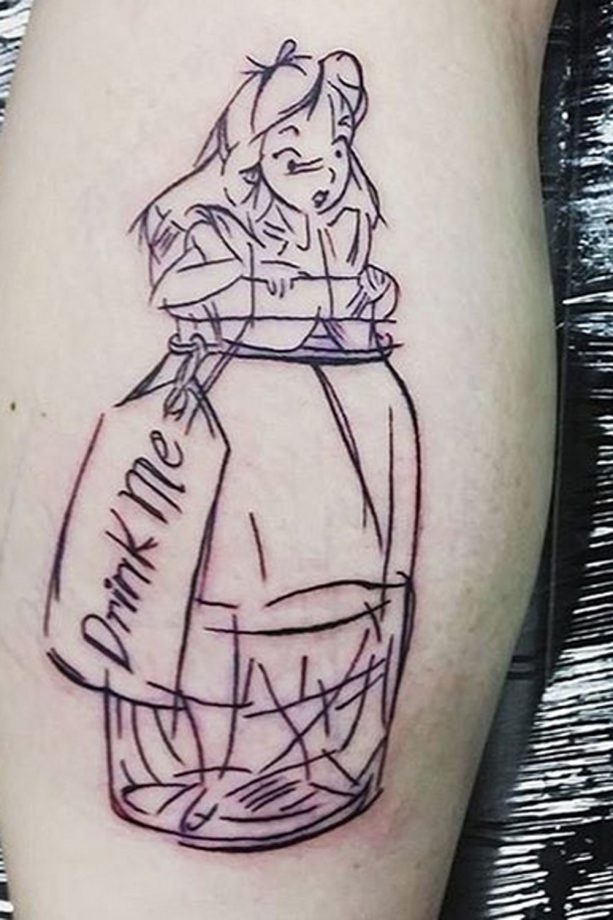Alice In Wonderland Drink Me, By @Naomiclaire92