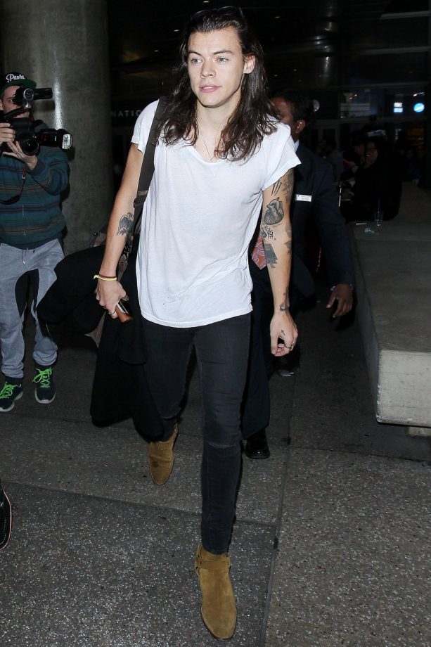 Harry Styles at LAX International Airport, 2016