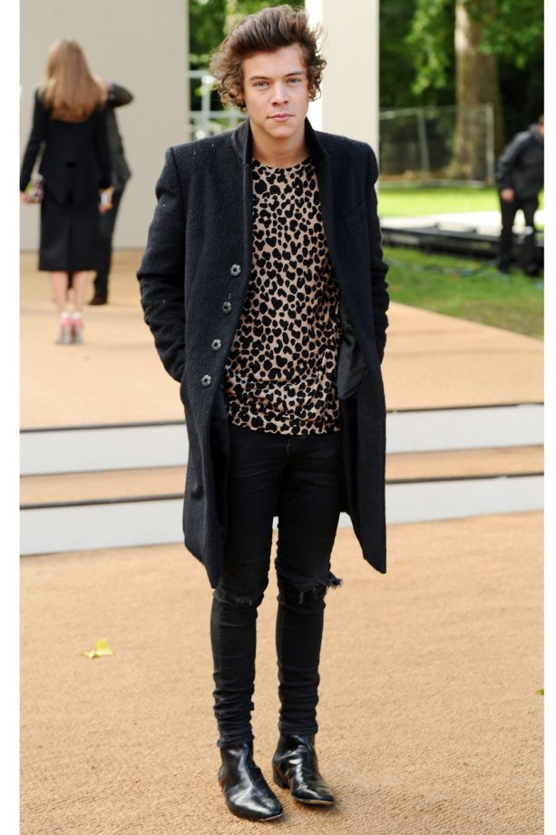 Harry Styles at the Burberry Prorsum show, 2013