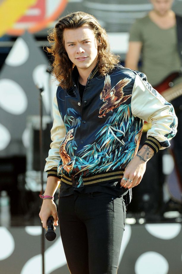 Harry Styles performing in New York, 2015