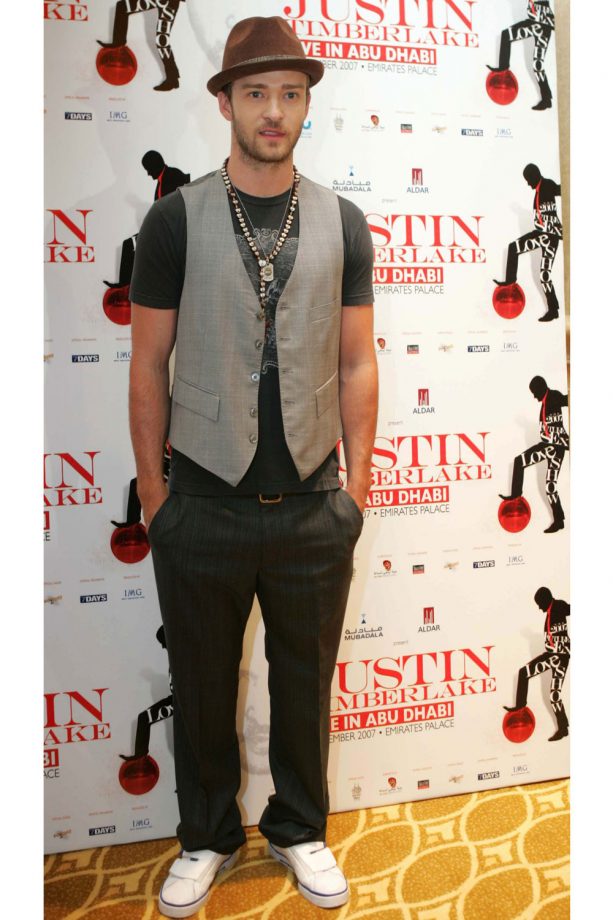 Justin Timberlake at his concert in Dubai, 2007