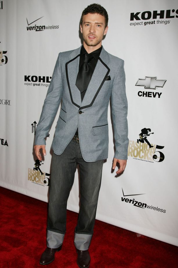 Justin Timberlake at a Stand Up To Cancer event, 2005