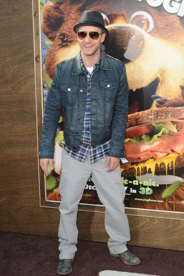 Justin Timberlake at the Yogi Bear premiere, 2010