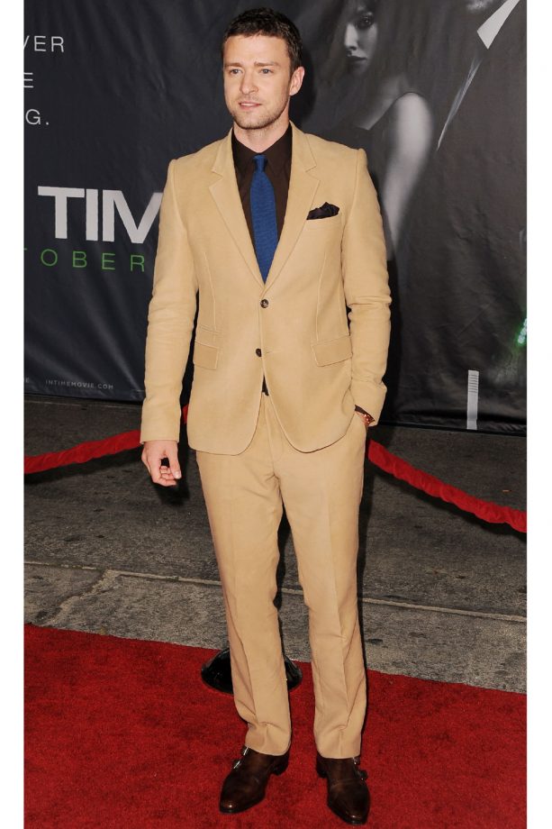 Justin Timberlake at the premiere of In Time, 2011