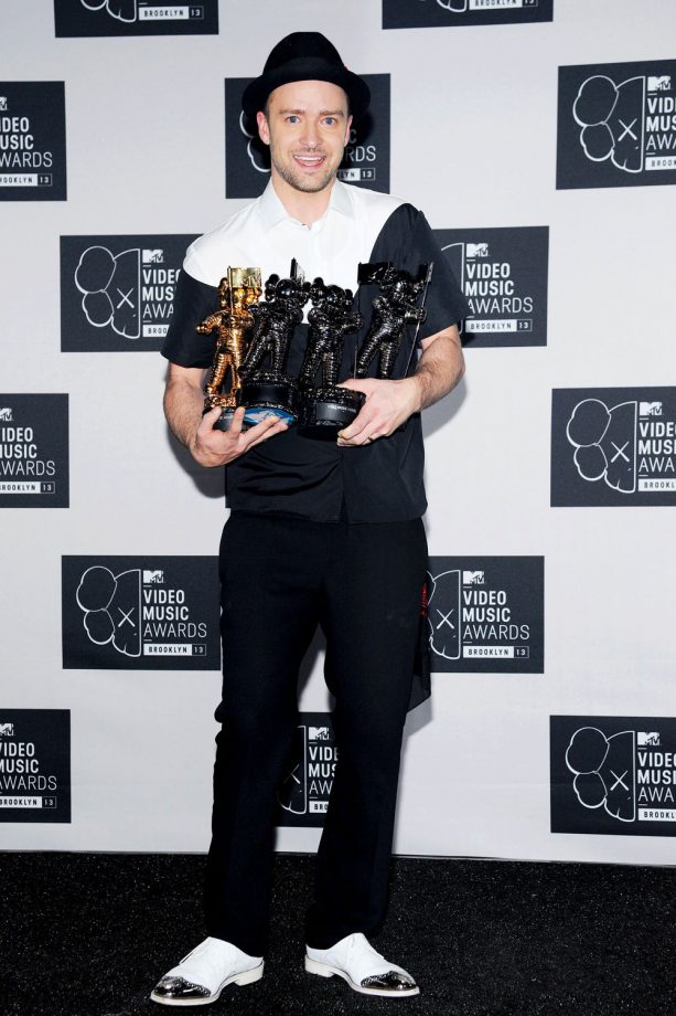 Justin Timberlake at the VMAs, 2013