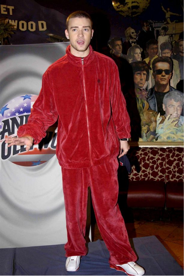 Justin Timberlake at Planet Hollywood in London, 2003