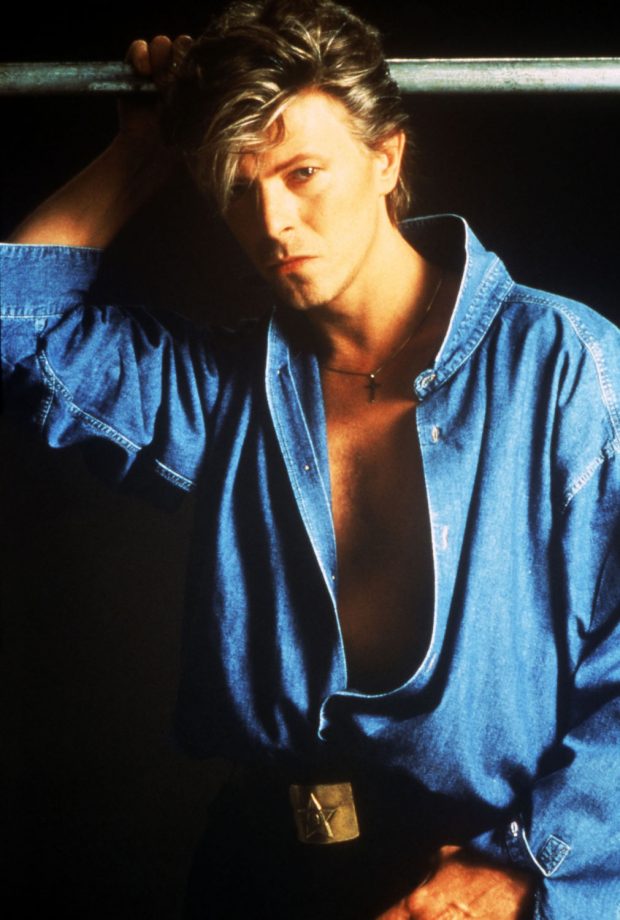 David Bowie Rocking Double Denim, 1987