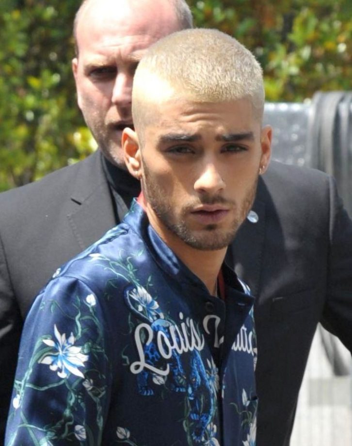 Zayn Maliks Opts For Bleach At The Louis Vuitton Fashion Week Show, 2015