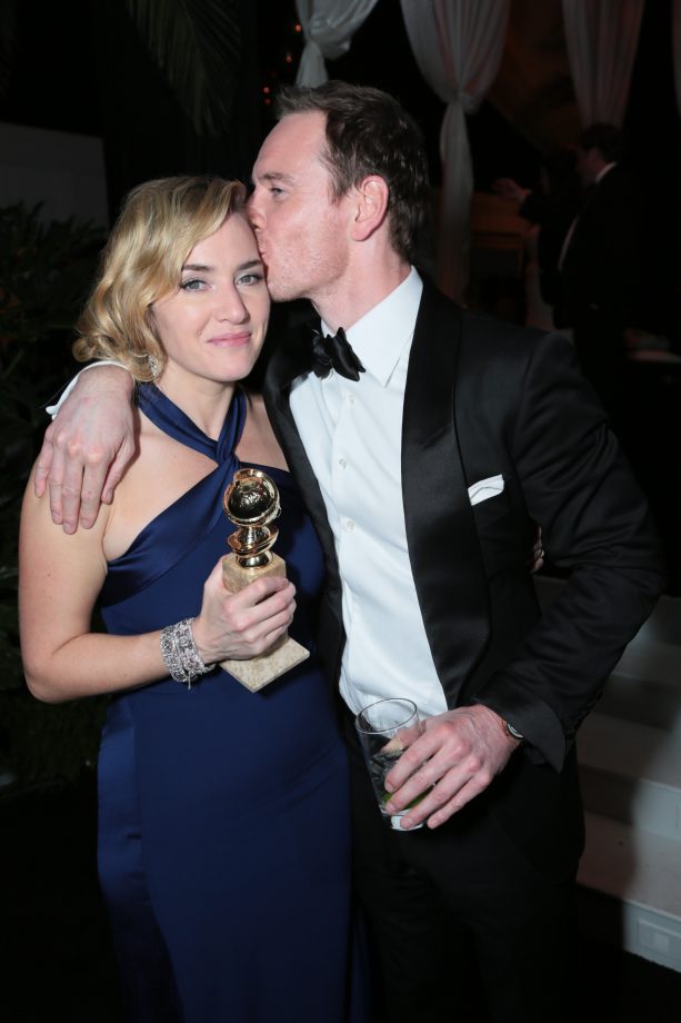 Kate Winslet And Michael Fassbender At The NBC Universal Golden Globes After Party, 2016