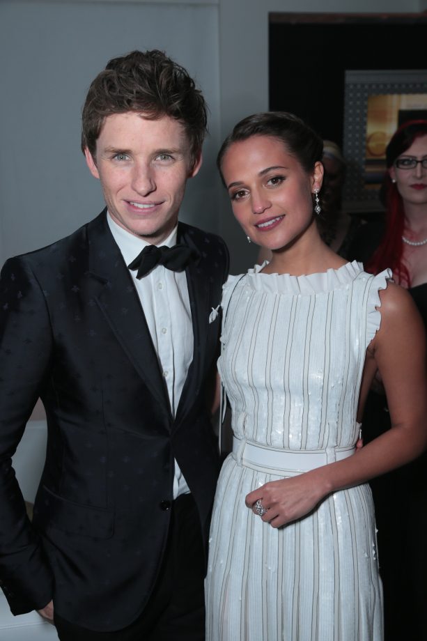 Eddie Redmayne And Alicia Vikander At The NBC Universal Golden Globes After Party, 2016