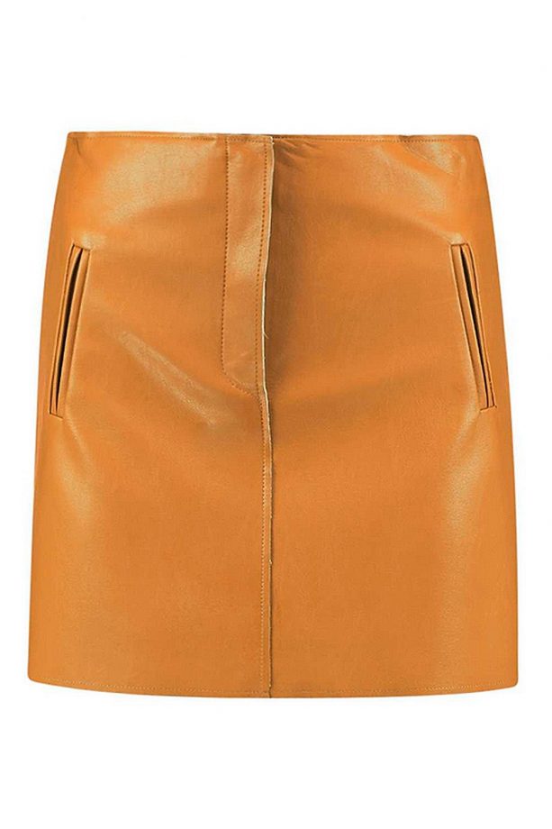 Boohoo Boutique Leather Look Skirt, £15