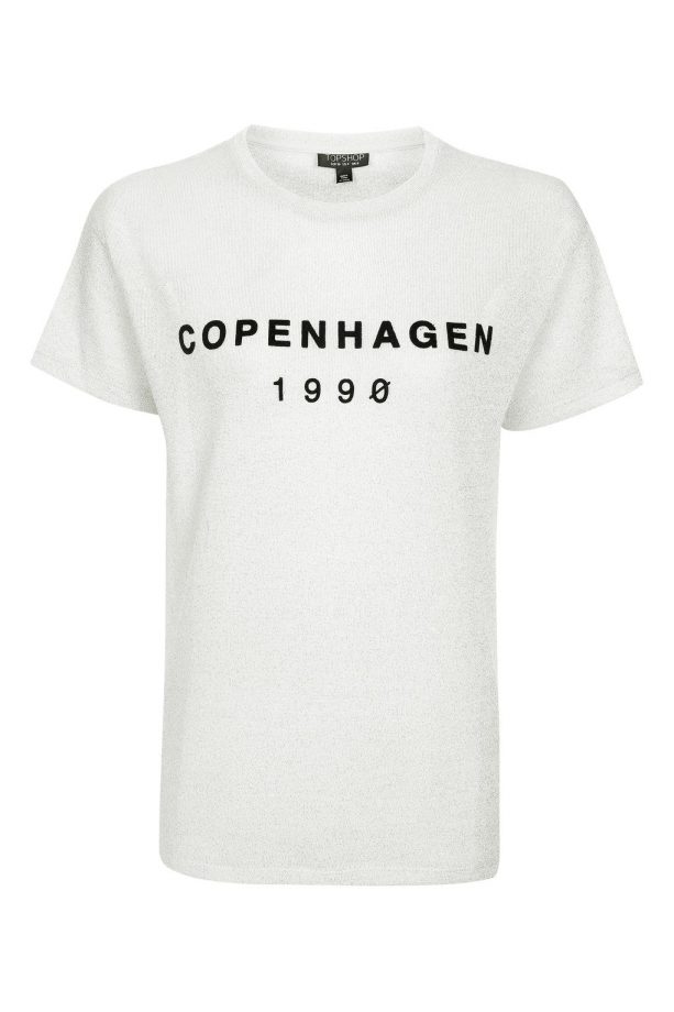 Slogan Tee, £22, Topshop