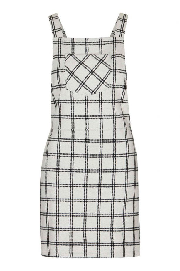 Topshop Check Pinafore Dress, £36