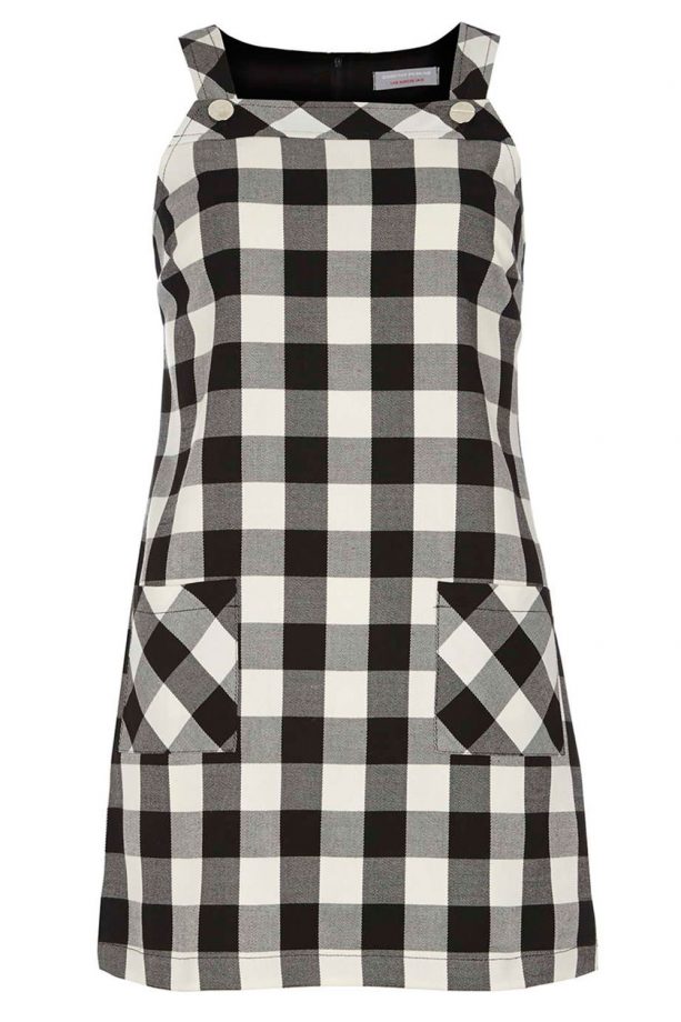 Dorothy Perkins Petite Check Pinny Dress, £25