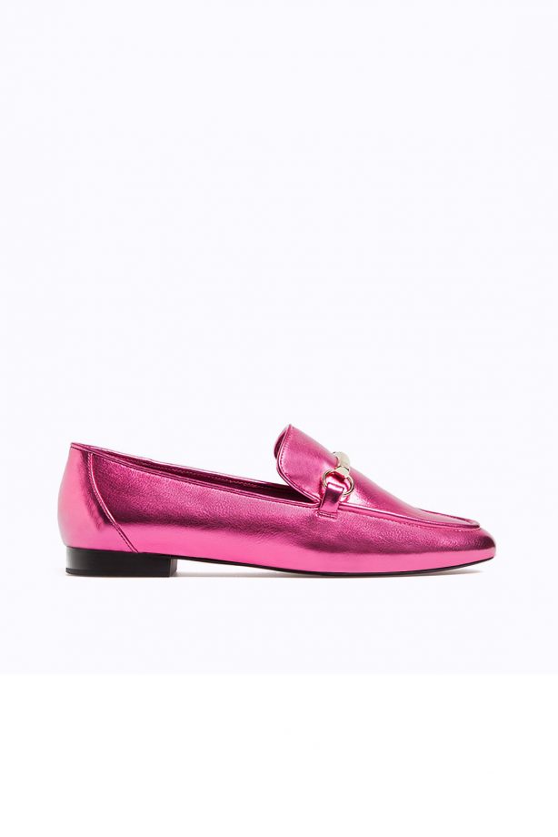Stradivarius Pink Loafers, £25.99