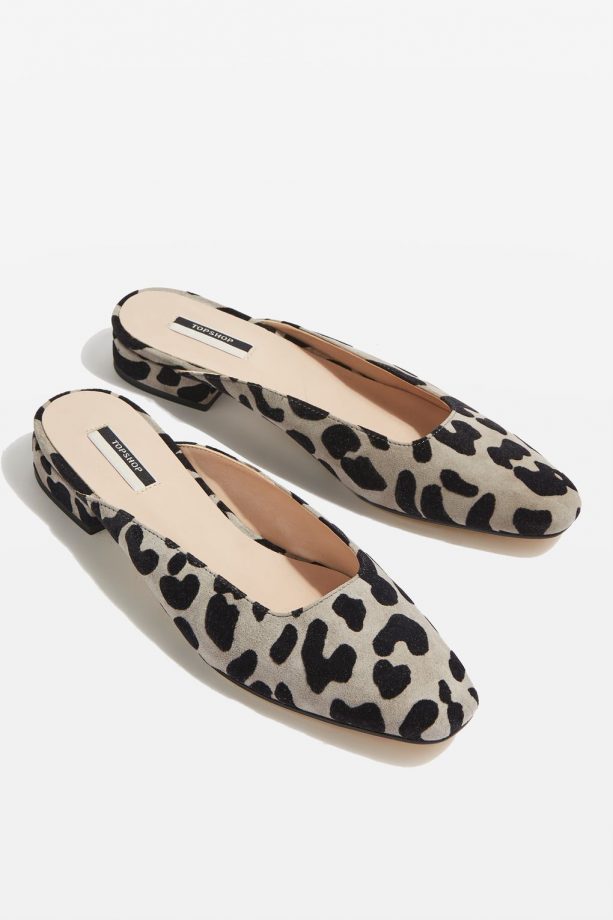 Topshop Leopard Flat Shoes, £49