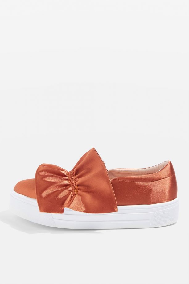 Topshop Satin Trainers, £28