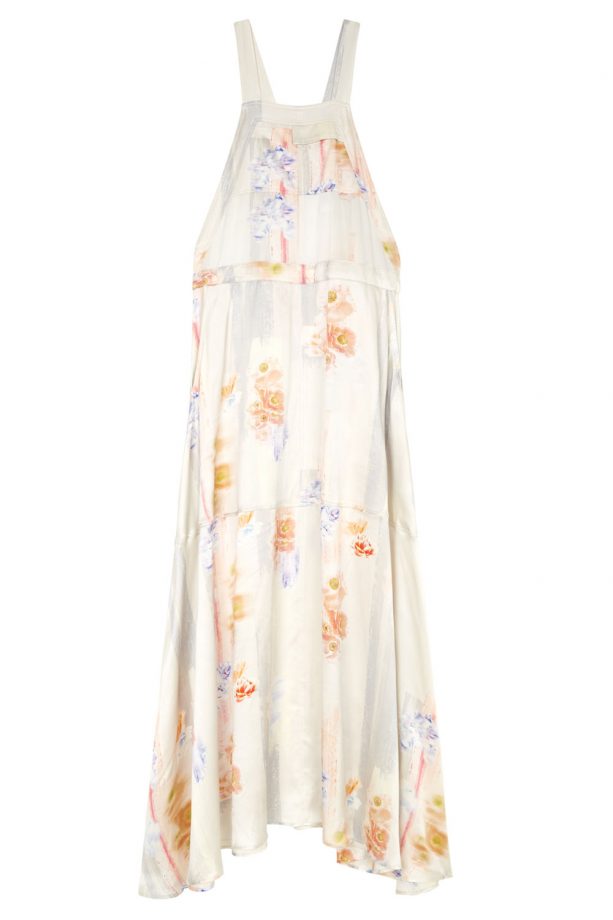 Floral Dungaree Maxi Dress, £60, ASOS