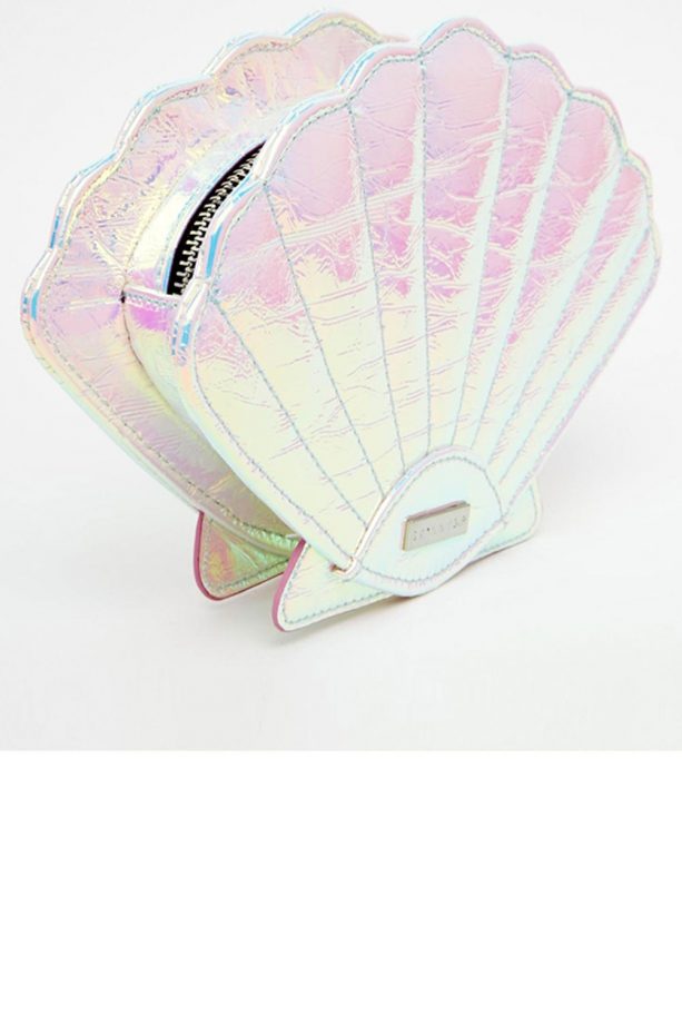 ASOS Skinnydip Purple Shell Make-Up Bag, £16