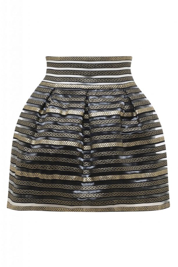 AX Paris Metallic Aztec Printed Skirt, £25