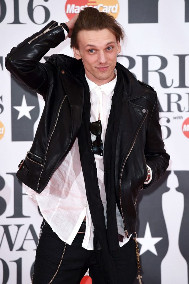 Jamie Campbell Bower Goes Casual At The Brit Awards, 2016