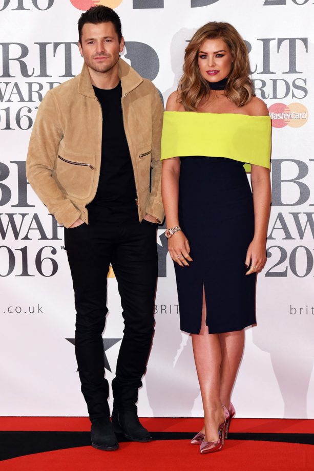 Mark Wrights Brings His Sister Jess To The Brit Awards, 2016