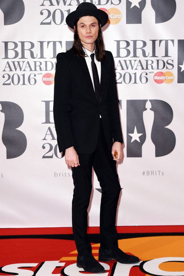 James Bay Wears His Signature Bowler At The Brit Awards, 2016