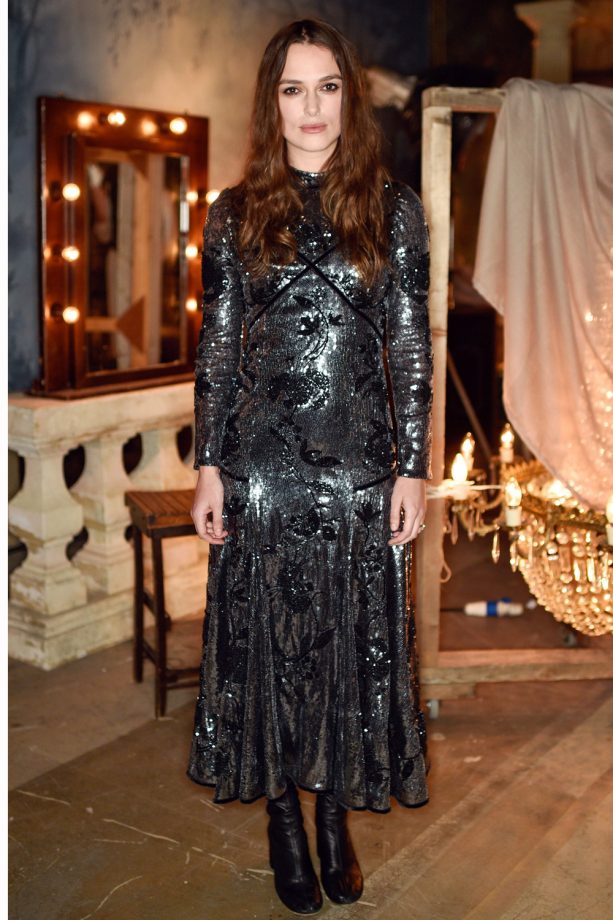 Keira Knightly Works Glam Grunge On The Erdem FROW, 2016