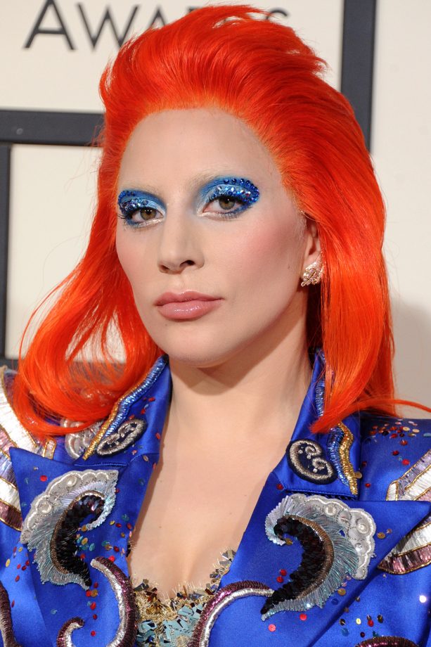 Lady Gaga Pays Homage To Her Idol, David Bowie, At The Grammys, 2016