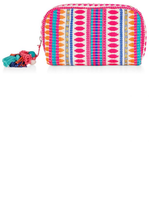 New Look Woven Cosmetic Bag, £7.99