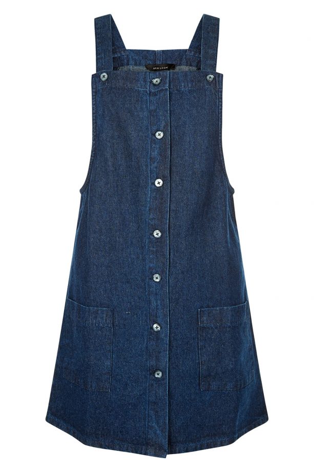 New Look Denim Pinafore Dress, £19.99
