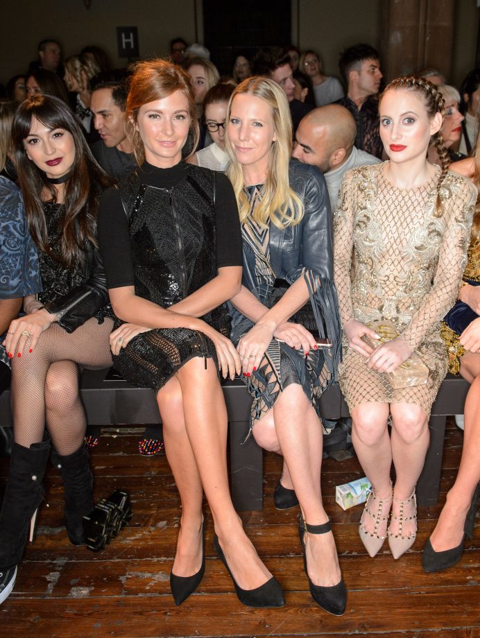 Zara Martin, Millie Mackintosh, Alice Naylor-Leyland And Rosie Fortescue At Julien MacDonald, 2016