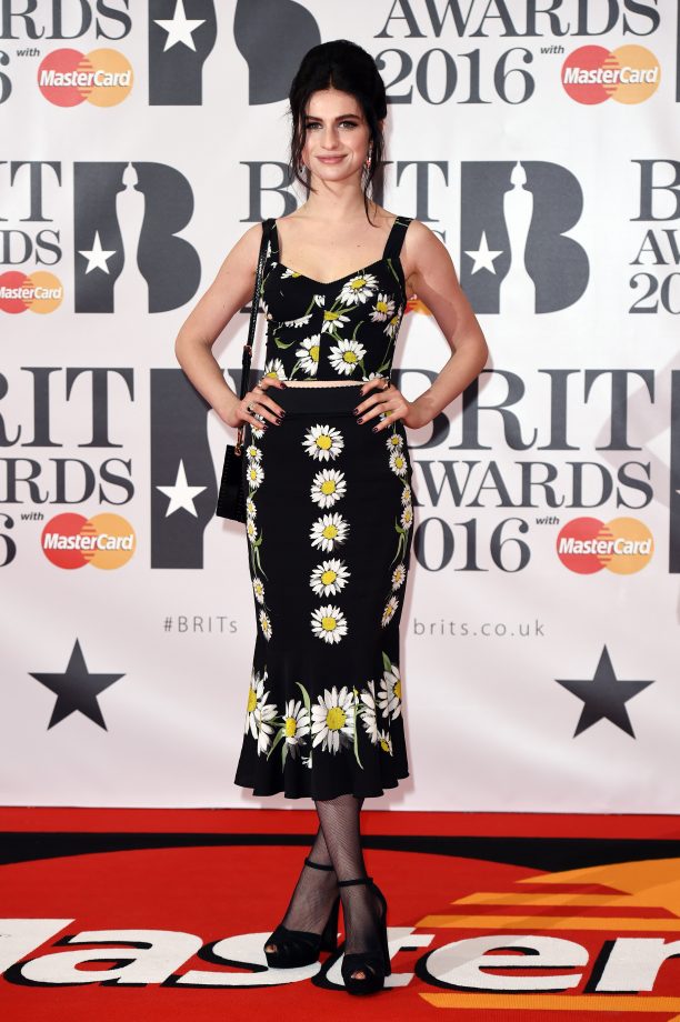 Tali Lennox Does Florals At The Brit Awards, 2016