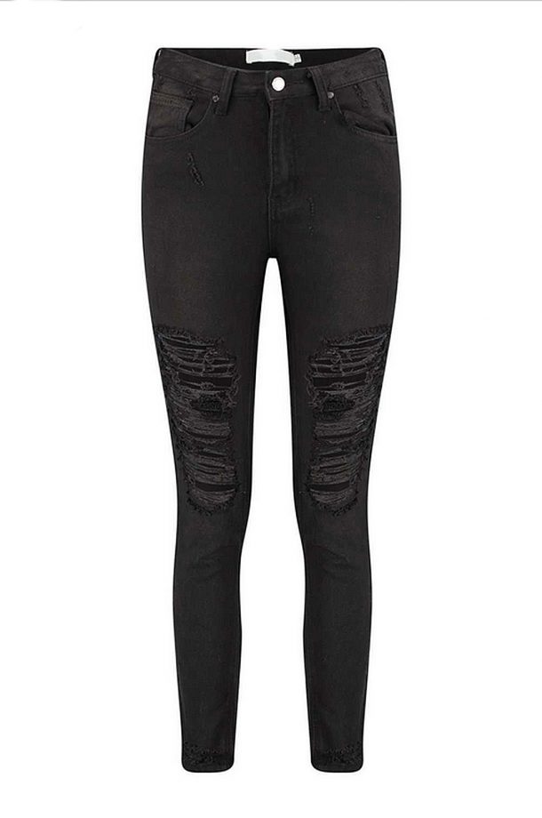 Boohoo Abilene Dirty Wash Ripped Boyfriend Jeans, £25
