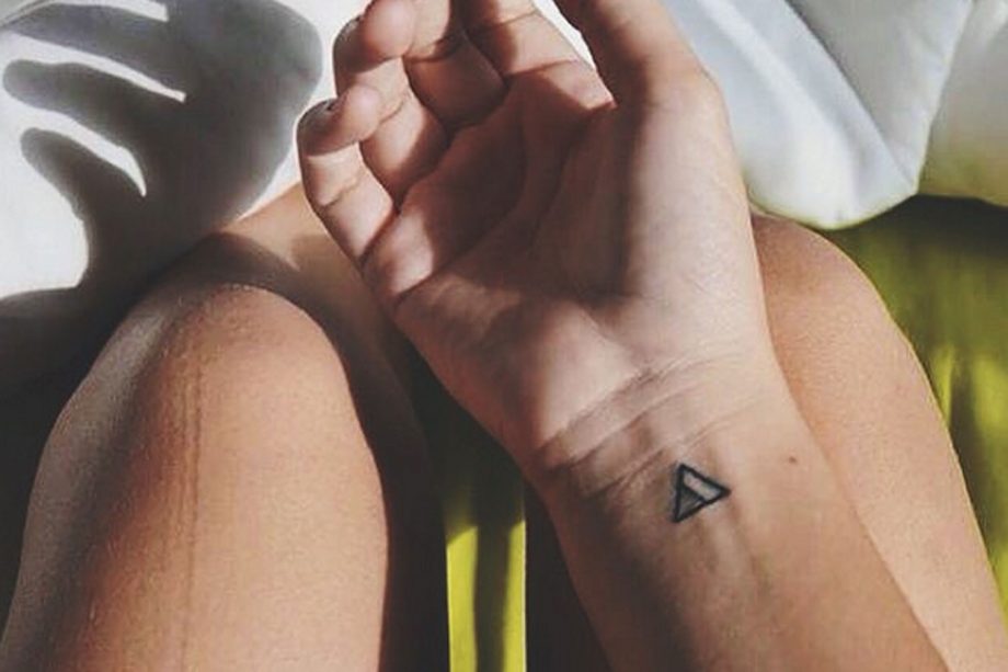 Delta Triangle Wrist Tattoo