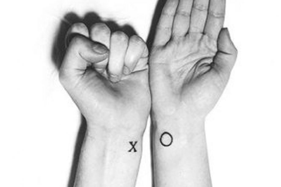 Noughts And Crosses Wrist Tattoo