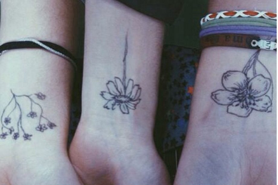 Flower Wrist Tattoos