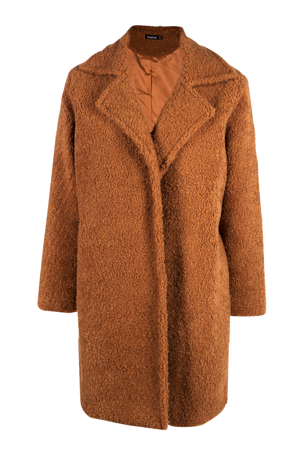 Boohoo Teddy Coat, £40