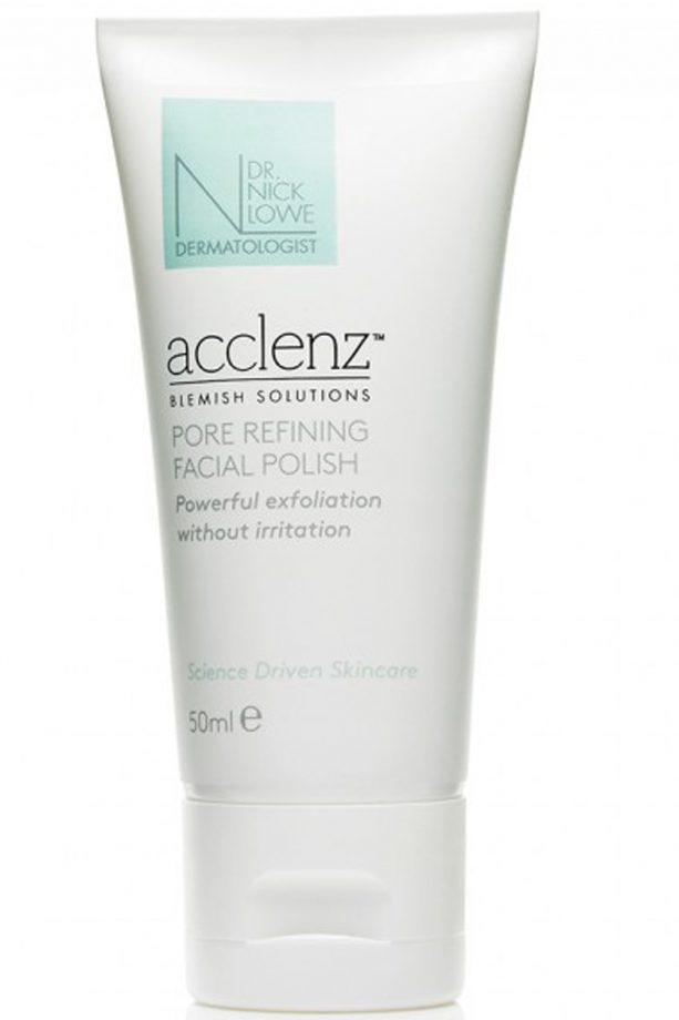 Dr Nick Lowe Acclenz Pore Refining Facial Polish, £35