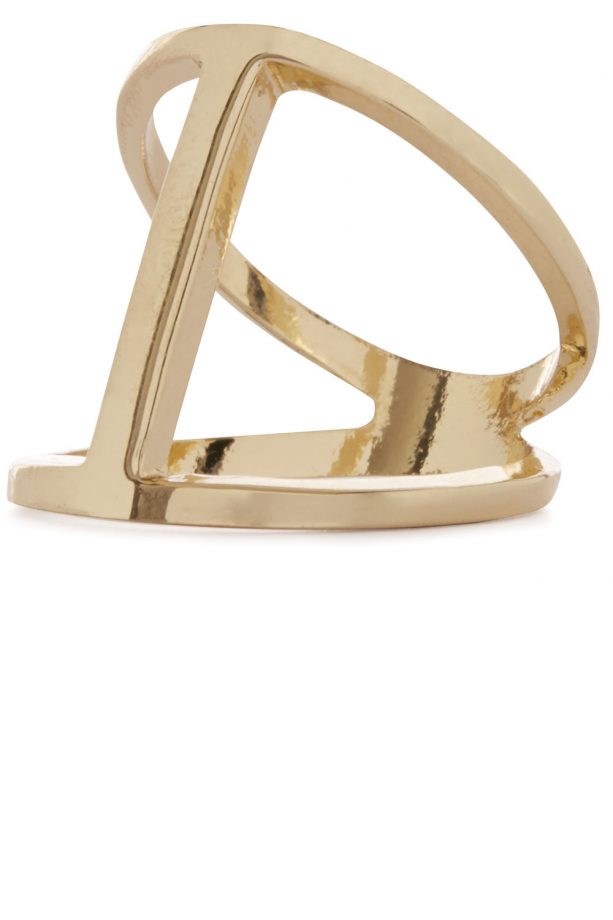 Gold Plated Bar Ring, £3