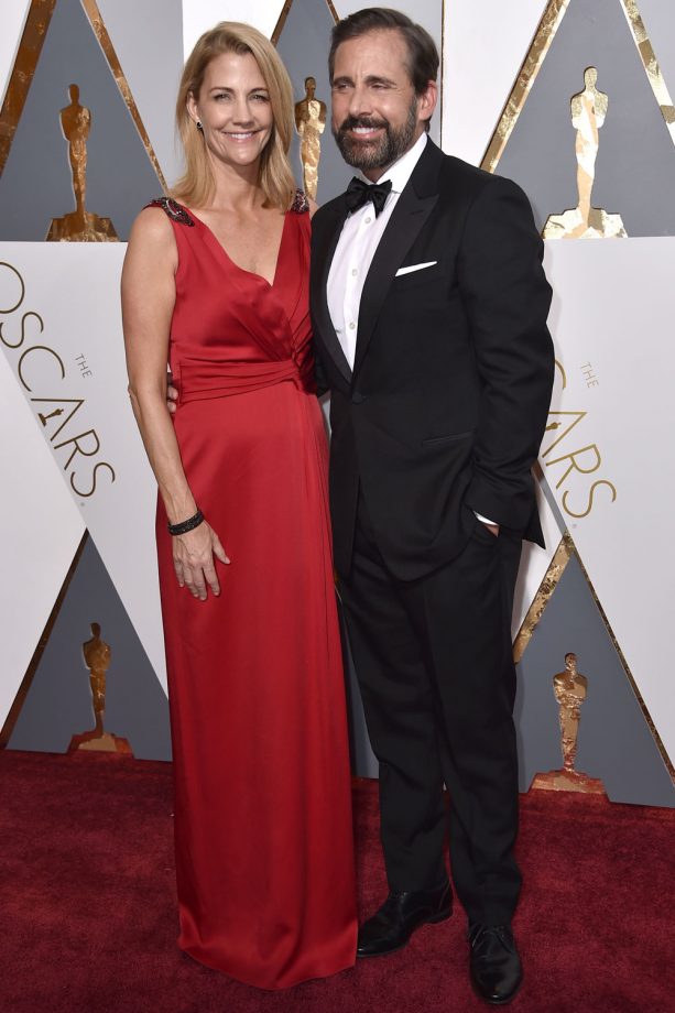 Steve Carell And Nancy Carell At The Oscars, 2016