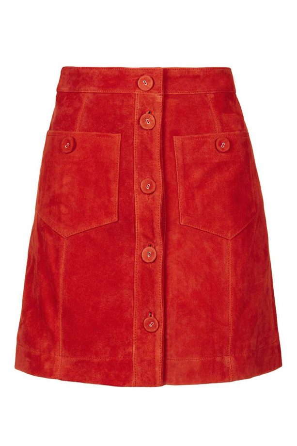 Topshop Suede Skirt £75
