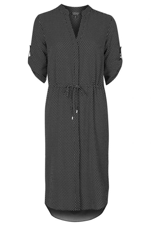 Topshop Polka Dot Shirt Dress, £46