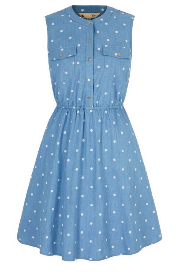 Yumi Polka Dot Shirt Dress, £65