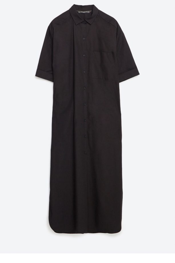 Zara Maxi Shirt Dress, £25.99