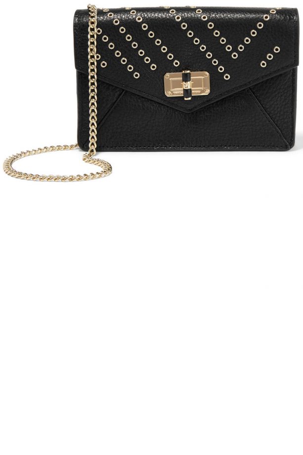 Diane Von Furstenberg Embellished Leather Shoulder Bag, £115